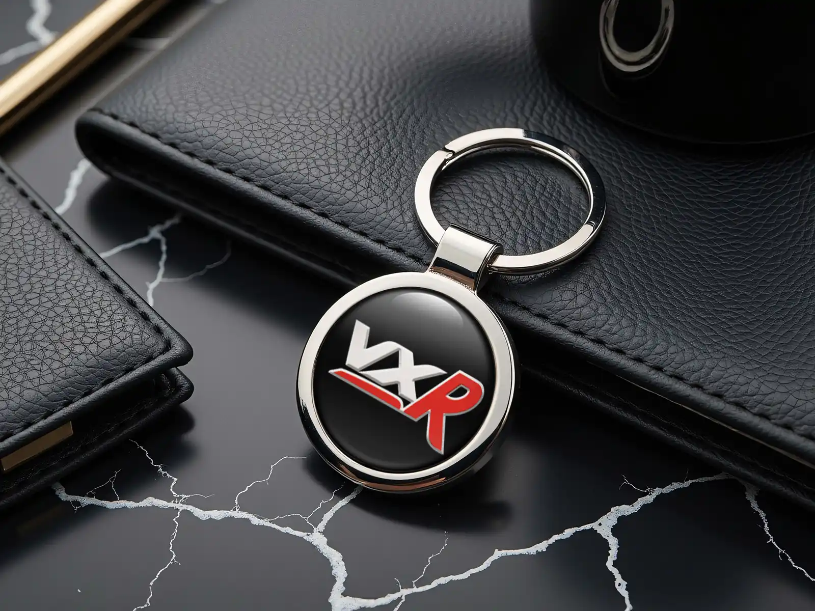 Glossy Key Chain Max Look Classy Metal Durable